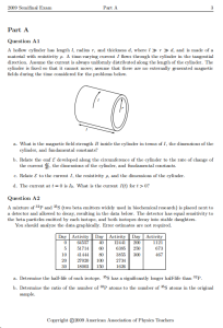 2009年USAPhO物理竞赛真题